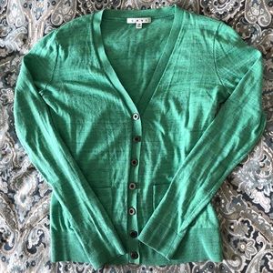CAbi XS green sweater